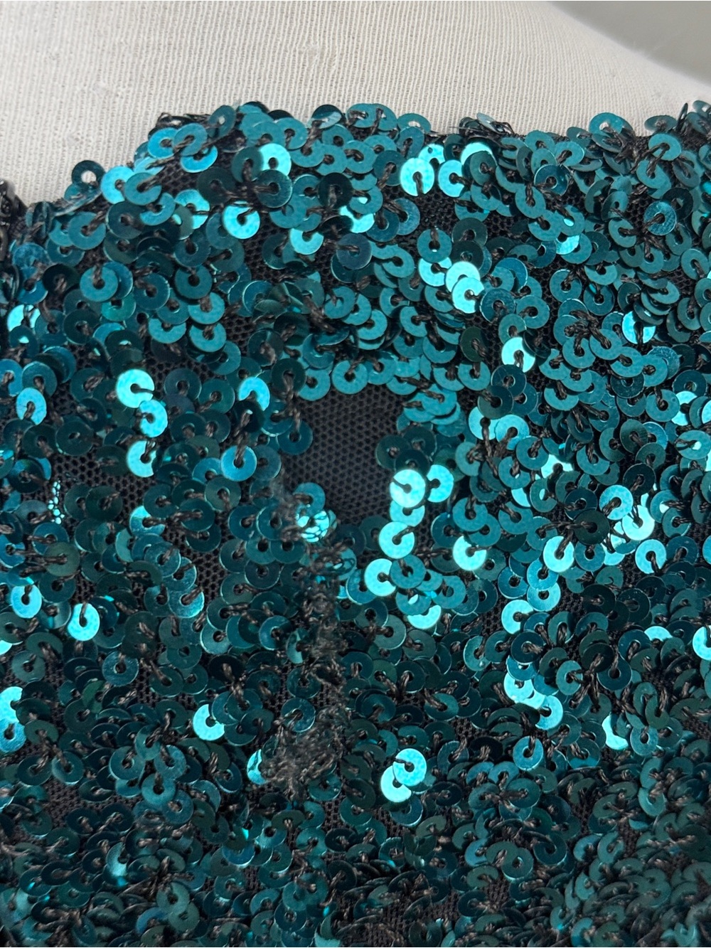 Lulus Brand New You Teal Blue Sequin Bodycon Mini Dress Sz XS Party Evening - Picture 12 of 14